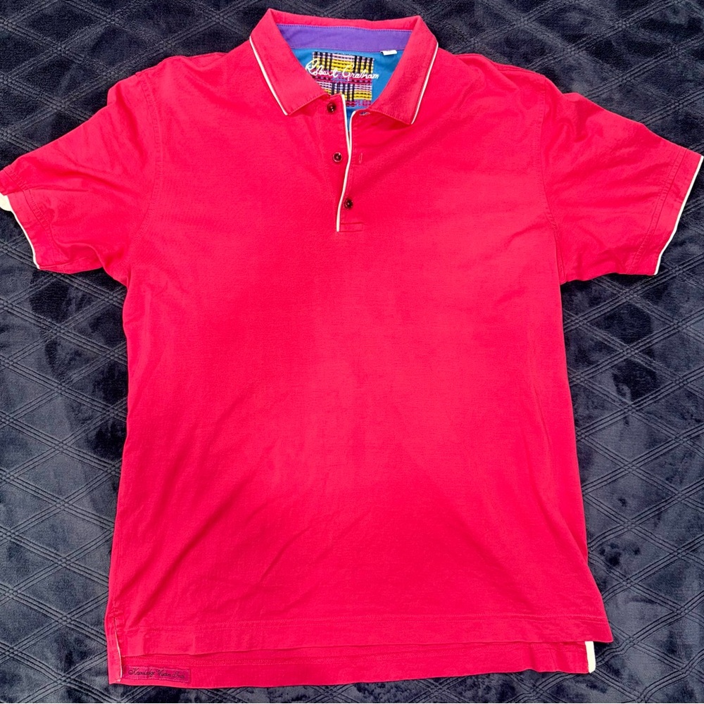 Robert Graham Pink Polo